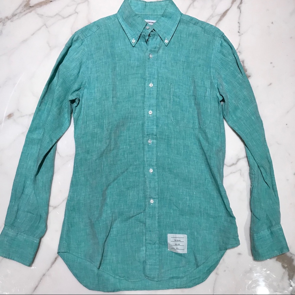 Thom Browne Button Up Sz 2 - image 1